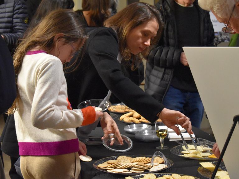 Post-concert reception with artists