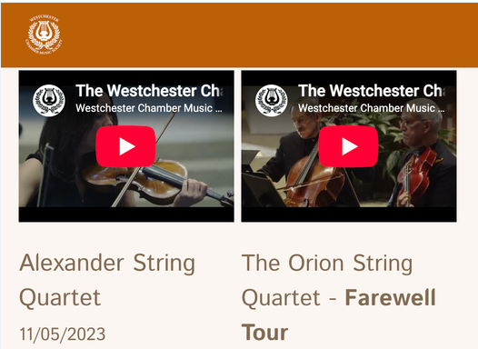 Link to purchase season membership and access our archive of high-fidelity concert livestream recordings.